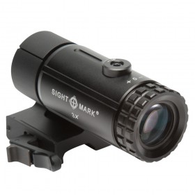 T-3 Magnifier Ribaltabile Lateralmente con Attacco Picatinny a Sgancio Rapido - Sightmark