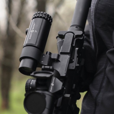 T-5 Magnifier Ribaltabile Lateralmente con Attacco Picatinny a Sgancio Rapido - Sightmark