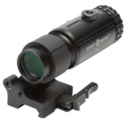 T-5 Magnifier Ribaltabile Lateralmente con Attacco Picatinny a Sgancio Rapido - Sightmark