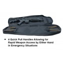 Borsa Porta Fucile 30" Alpha Battle Carrier Sling Pack, Black/Navy (76.2 x 30.5 cm) - UTG