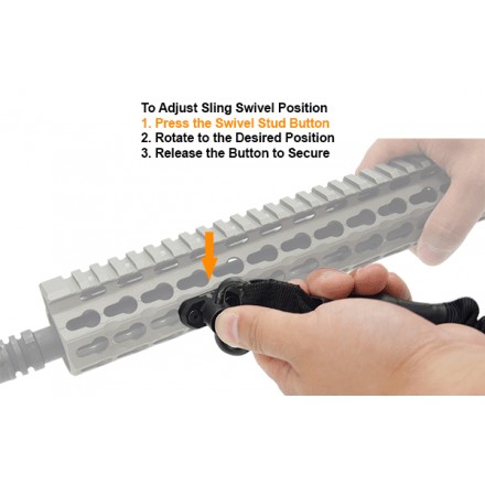 Adattatore Keymod per Anello Portacinghia a Sgancio Rapido - UTG