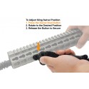 Adattatore Keymod per Anello Portacinghia a Sgancio Rapido - UTG