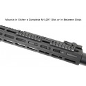 Slitta Picatinny 7-Slot con Attacco M-LOK, Matte Black - UTG