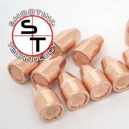 Copper Bullets "Diamond Hollow Point" 9mm HPHB-TC 124 grani (500 pz) - Shooting Technology