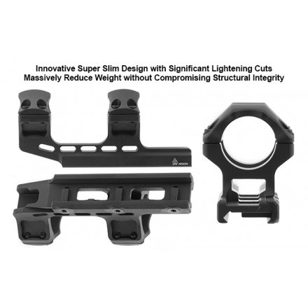 Attacco ACCU-SYNC™ 30mm High Pro. 34mm Offset Picatinny Rings - UTG