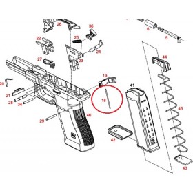 Molla Sgancio Caricatore Glock Gen. 1-5 - Glock 2