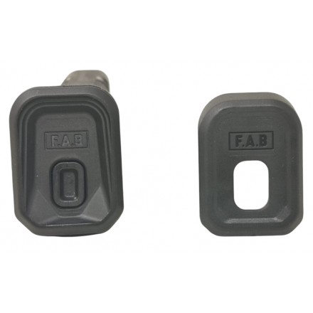 Polymer Magazine Ultimag 16 Round with 2 Magazine Pad, for Glock 19 - Fab Defense