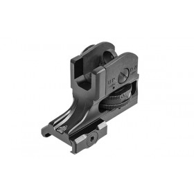 AR15 Super Slim Fixed Rear Sight, Picatinny 2