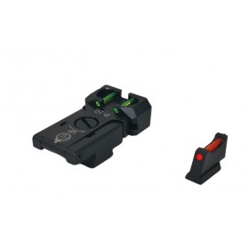 Set Mire Regolabili con Fibra Ottica per CZ P10 - Zendl