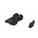 Set Mire Regolabili con Fibra Ottica per CZ P10 - Zendl