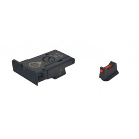 Set Mire Regolabili con Mirino Fibra Ottica 1 mm per CZ P10 - Zendl