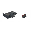 Adjustable Sight Set wih Front Sight Fibre Optic 1mm for CZ P10 - Zendl