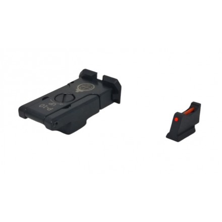 Adjustable Sight Set wih Front Sight Fibre Optic 1mm for CZ P10 - Zendl