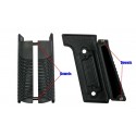 Guancette  per Walther Q5 SF THIN (Sottili) VELOCE, Nere - Lok Grips