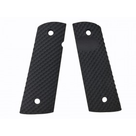Guancette BOGIES per 1911 Full Size in G10, profilo Standard, fondo Piatto- Lok Grips