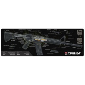 Gun Cleaning Mat AR15 3D Cutaway (30,5x91,5 cm / 12x36 inch) - TekMat