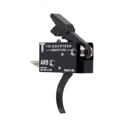 Gruppo di scatto AR9 Competitive Curved Black, Peso Scatto Fisso 3.5 Libbre - TriggerTech