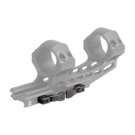 ACCU-SYNC QR Cantilever Mount 30mm, High Pro., 50mm Offset, Picatinny Rail - UTG