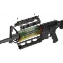 AR15 Carbine Length Drop-in Quad Rail, Black - UTG PRO