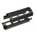 AR15 Carbine Length Drop-in Quad Rail, Black - UTG PRO