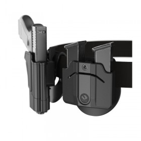 Porta Caricatore Doppio in Polimero per Caricatori Bifilari in Metallo CZ/Beretta/Tanfoglio Small Frame - Orpaz 2