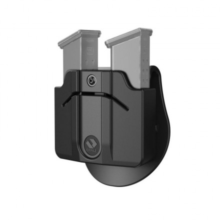 Porta Caricatore Doppio in Polimero per Caricatori Bifilari in Metallo CZ/Beretta/Tanfoglio Small Frame - Orpaz