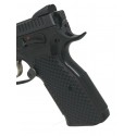 CZ Shadow 2 Grips Palm Swell BOGIES in G10 Black Color, LIGHTWEIGHT - Lok Grips