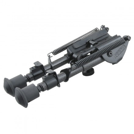 Carbon Fiber Spring Bipod, Center Height 6-9" / 155-230 cm  - Vector Optics