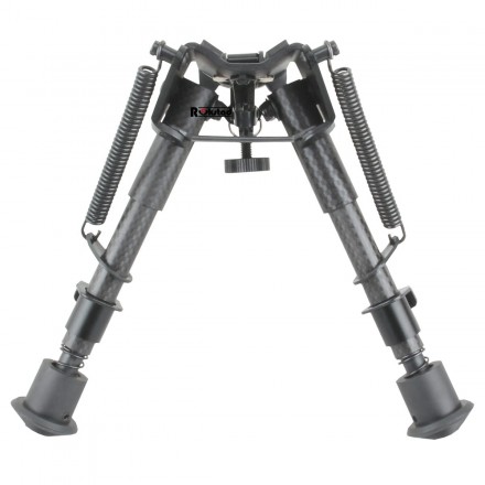 Carbon Fiber Spring Bipod, Center Height 6-9" / 155-230 cm  - Vector Optics