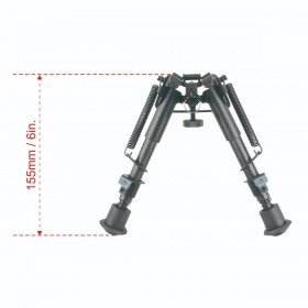Carbon Fiber Spring Bipod, Center Height 6-9" / 155-230 cm  - Vector Optics 2