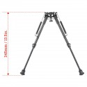 Bipiede con Gambe in Fibra di Carbonio, Altezza Centrale 9-13.5" / 230-345 cm  - Vector Optics