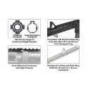 AR15 Super Slim M-LOK® 15" Drop-in Car. Length Rail - UTG PRO