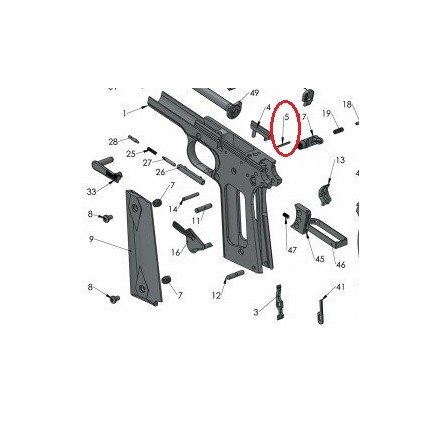 Ejector Pin for 1911 / 2011 - X-Ray Parts