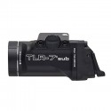 Streamlight TLR-7 SUB Black Color, 500 Lumen Tactical Weapon Light for Glock 43X, 43X MOS, 48, 48 MOS - Streamlight