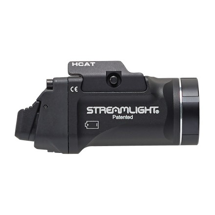Torcia Tattica 500 Lumen Streamlight TLR-7 SUB Colore Nero, per Glock 43X, 43X MOS, 48, 48 MOS - Streamlight