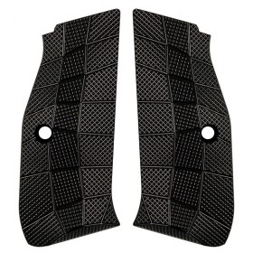 Palm Swell GridLOK Aluminium Grips Shadow 2 , texture Aggressive, Black - Lok Grips
