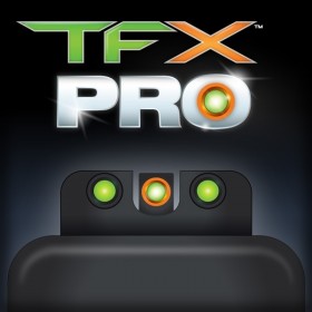 Low Sight Set TFX Pro with Tritium / Fiber Optic for Glock - Truglo 2