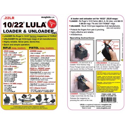 LULA - Ruger 10/22 BX Loader and Unloader set - DAA