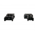 Set Mire Regolabili Abbattibili MAS7COM per AR15 / M4, attacco Picatinny - LPA