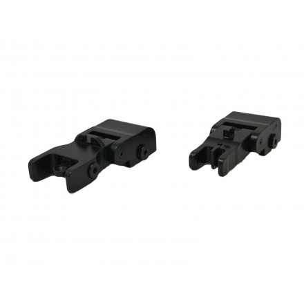 Set Mire Regolabili Abbattibili MAS7COM per AR15 / M4, attacco Picatinny - LPA