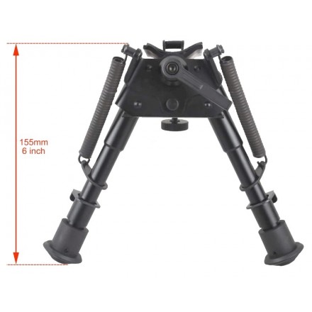 Bipiede Swivels Pivot, Altezza Centrale  6-9'' / 155-230 cm - Vector Optics