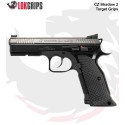 CZ Shadow 2 Grips Palm Swell Veloce TARGET, G10 - Lok Grips