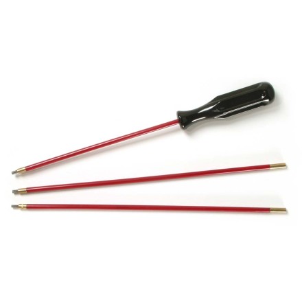 PVC Coated Steel Rod 3Pcs. for RIFLE, with Plastic Handle - Stil Crin
