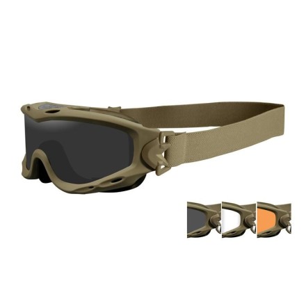 Wiley X Spear Model with 3 Lenses + Matte Tan Frame - Wiley X