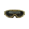 Maschera Mod. Spear con 3 Lenti e Montatura Tan - Wiley X