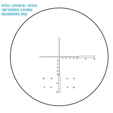 Cannocchiale Tattico Latitude 20-60x80 XD -...
