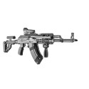 Impugnatura a Pistola Gommata per AK/AKM, Nero - Fab Defense