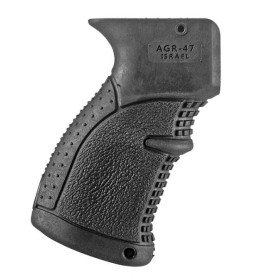 Rubberized Ergonomic AK/AKM Pistol Grip, Black - Fab Defense 2