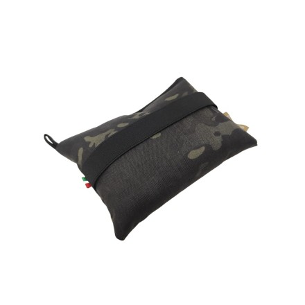 Rear Bag (14 x 19 x 5 cm / 5,51 x 7,48 x 1,97 inch), Multicam Black Color - Balistae Solution