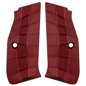 Palm Swell GridLOK Aluminium Grips Shadow 2 , texture Aggressive, Black - Lok Grips 2